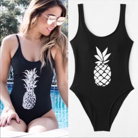 Victoria's Secret Other - One Piece Scoop Back Pineapple Swimsuit